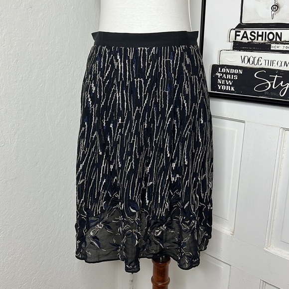 All Saints Philomena Sidney Embroidered Mini Skirt Size 6US - Picture 2 of 8